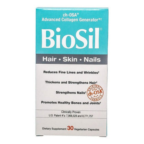 Biosil, Hair Skin Nails, 30 Capsules