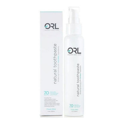 ORL, Fresh Mint Fluoride Free Toothpaste With Hydroxyapatite, 4 Oz
