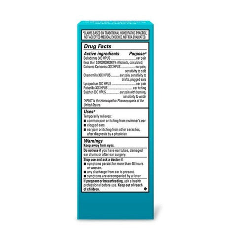 Hylands, Earache Drops For Natural Relief, 0.33 Oz Hylands
