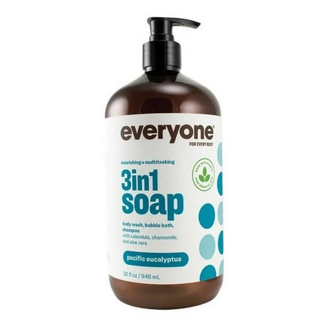 Everyone, Everyone Pacific Eucalyptus 3 In 1 Soap, 32 Oz