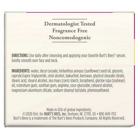 Burts Bees, Firming Moisturizing Cream, 1.8 0z (Case Of 3)