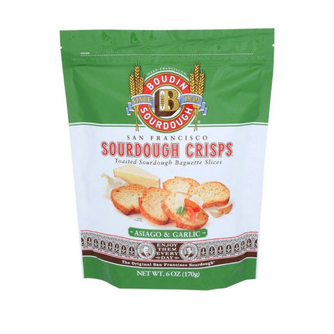 Boudin Sourdough, Asiago Garlic Crisps, 6 Oz