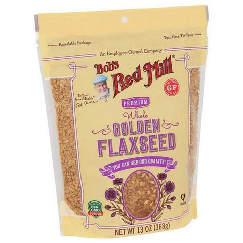 Bobs Red Mill, Flaxseeds Golden Gluten Free, 13 Oz (case Of 4)