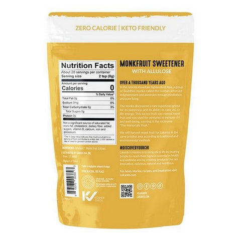 Lakanto, Golden Monk Fruit Sweetener, 8 Oz (Case Of 10)