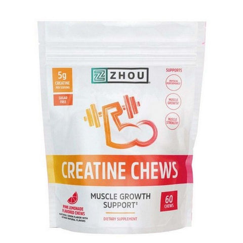 Zhou Nutrition, Creatine Chews, 60 Count