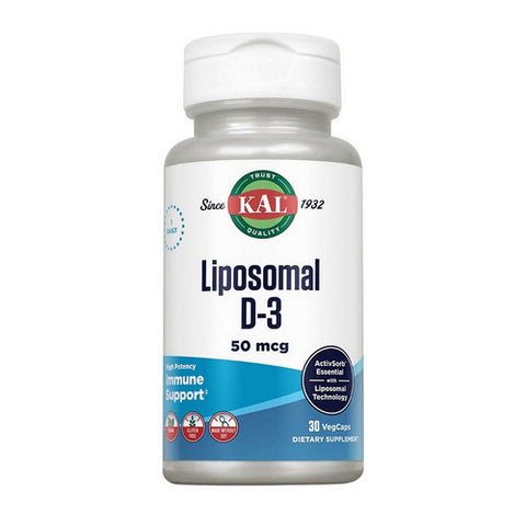 Kal, Liposomal D3, 30 Count
