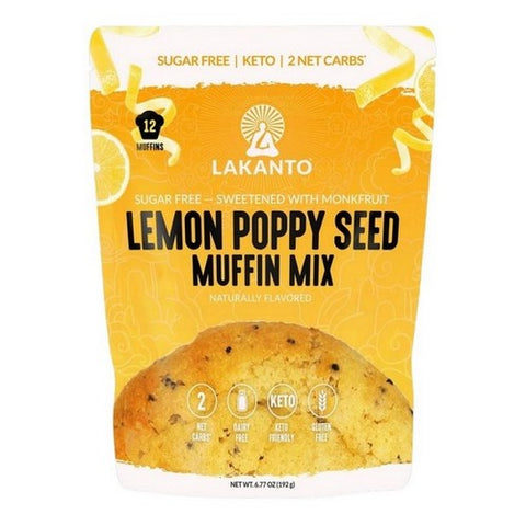 Lakanto, Lakanto Mix Muffin Lemon Poppyseed, 6.77 Oz (Case of 8)