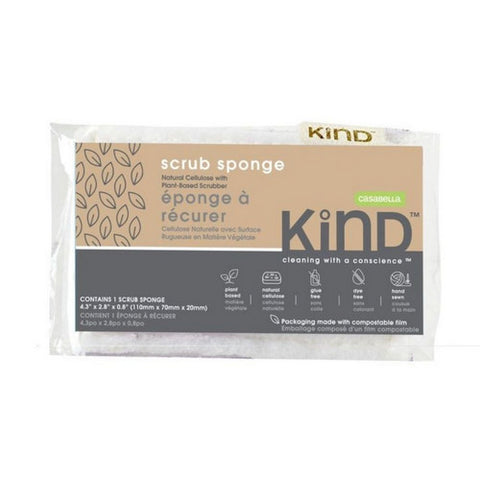 Casabella Kind, Plant Based Scrub Sponge, 1 Count (Case of 24)