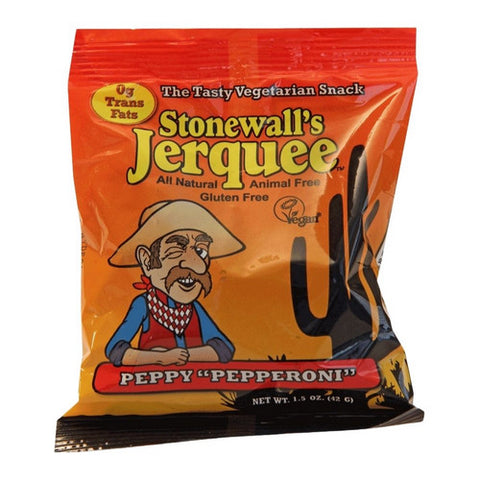 Stonewall Jerquee Peppy Pepperoni 1.5 Oz (Case of 8) by Stonewall's Jerquee