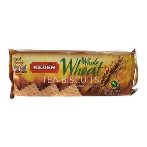 Whole Wheat Tea Biscuits 5.2 Oz (Case Of 12) by Kedem