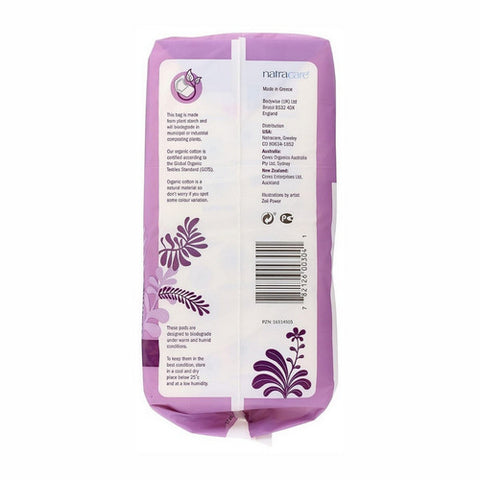 Natracare, Night-Time/Overnight Pads, 10 CT EA