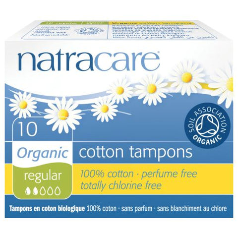Natracare, Tampons, REGULAR, 10 CT