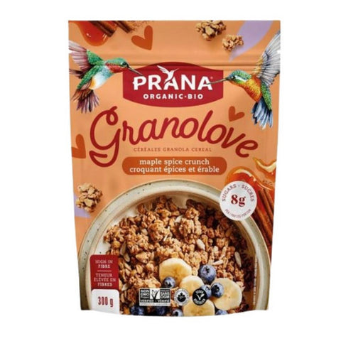 Prana Bar, Prana Organic Maple Spice Crunch Granola, 12 Oz (Case of 8)
