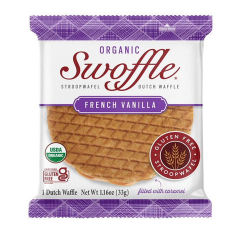 Swoffle, Dutch Waffle French Vanilla, 1.16 Oz (Case of 16)