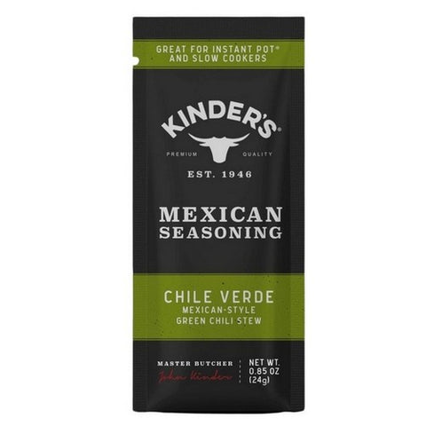 Kinders, Chile Verde Seasoning, 0.85 Oz (Case of 15)