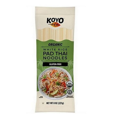 Koyo, Organic White Rice Pad Thai Noodles, 8 Oz (Case Of 12)