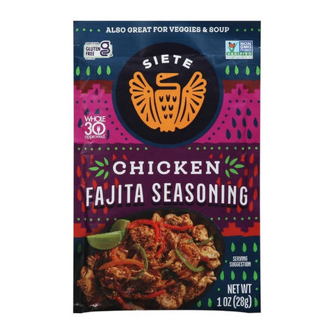 Seasoning Chicken Fajita 1 Oz (Case Of 12) by Siete