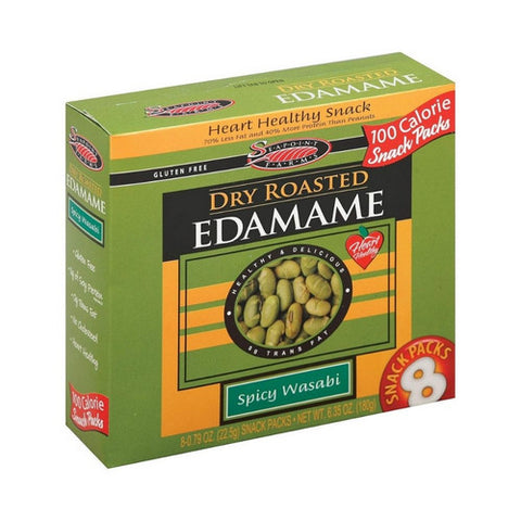 Dry Roasted Edamame Spicy Wasabi O.79 X 8 (Case Of 12) by Seapoint Farms