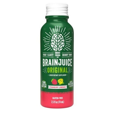 Brainjuice, Lemonade Juice  Strawberry, 2.5 Oz (Case Of 12)