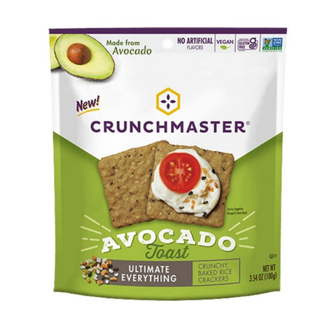 Avocado Toast Ultimate Everything Crackers 3.54 Oz (Case Of 12) by Crunchmaster