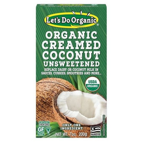Let's Do Organic, Organic Creamed Coconut, 7 Oz (Case Of 6)