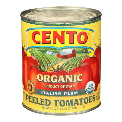 Organic Italian Plum Peeled Tomatoes 28 Oz (Case Of 6) by Cento