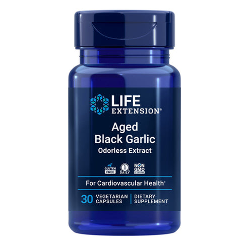 Life Extension, Aged Black Garlic, 30 Veg Caps