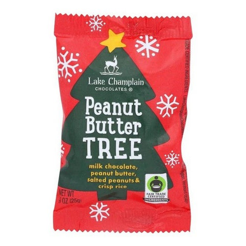 Lake Champlain, Peanut Butter Crunchy Christmas Tree, .9 Oz (Case Of 8)