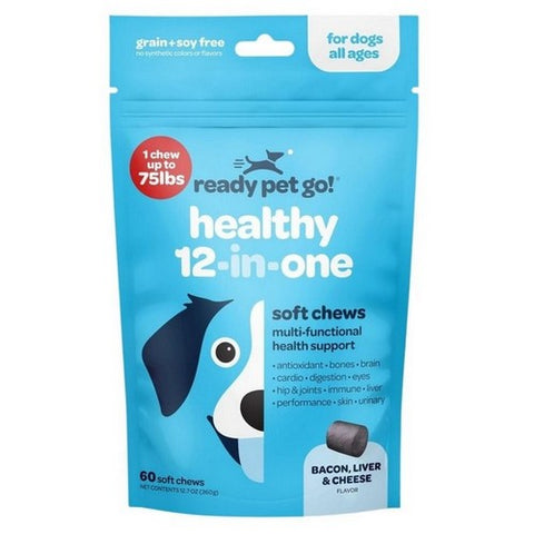 Ready Pet Go!, Healthy 12 in 1, 60 Count