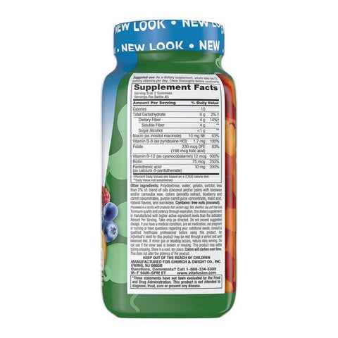 Vitafusion, Fiber Well Fit Sugar Free Gummies, 90 Count