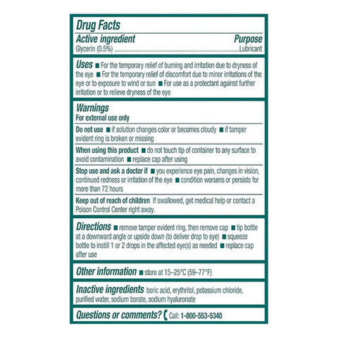 Bausch + Lomb, Biotrue Hydration Boost Lubricant Eye Drops, 0.33 Oz