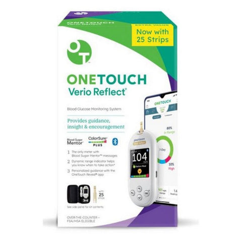 Onetouch, Verio Reflect Blood Glucose Monitoring System, 1 Count