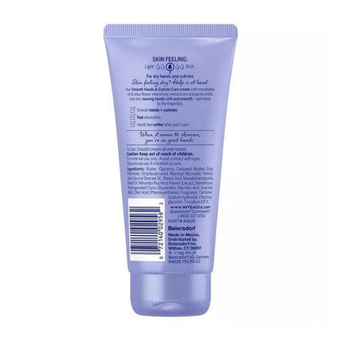 Nivea, Smooth Hands And Cuticle Care Hand Cream, 2.6 Oz Nivea