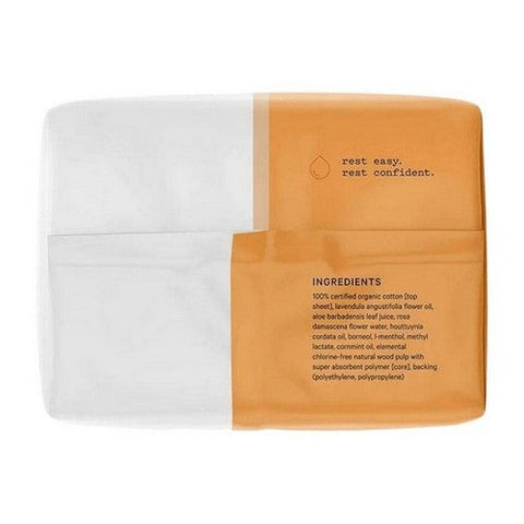 The Honey Pot, Organic Herbal Overnight Heavy Flow Menstrual Pads With Wings, 16 Count The Honey Pot