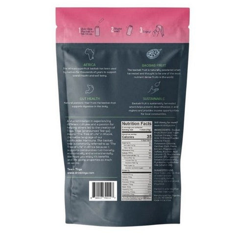 Tiiga, Strawberry Gut Friendly Hydration, 0.46 Oz