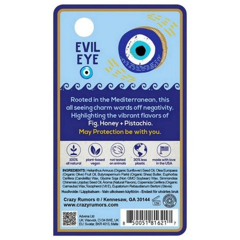 Crazy Rumors, Happy Juju Evil Eye Lip Balm, 0.15 Oz