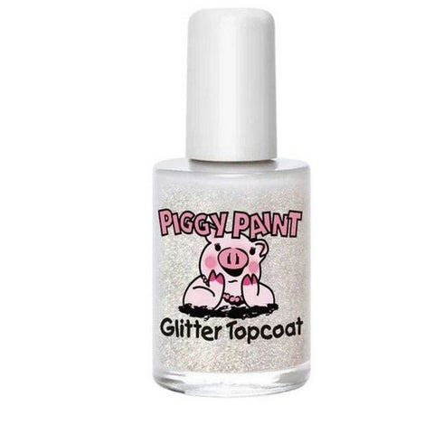 Piggy Paint, Glitter Topcoat Nail Polish, 0.5 Oz