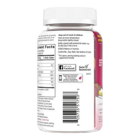 Caltrate, Vitamin D3 + Calcium Black Cherry, 50 Count Caltrate
