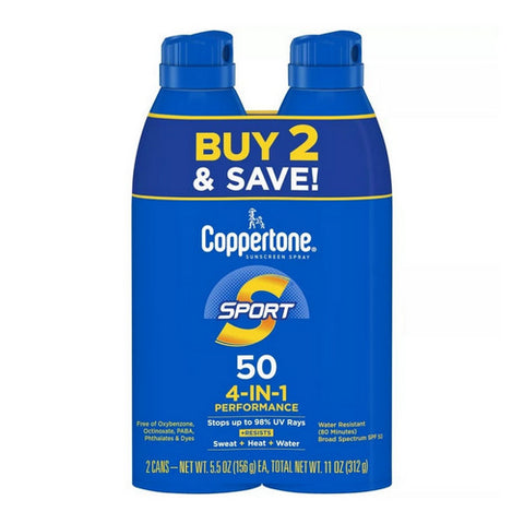Sport Sunscreen Spray SPF 50 11 Oz by Coppertone