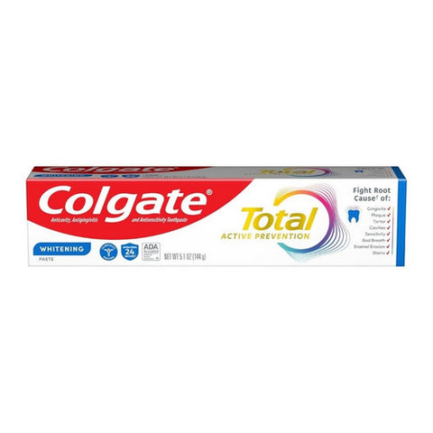 Colgate, Total Whitening Toothpaste, 5.1 Oz