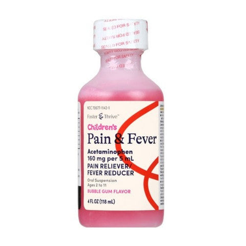Foster And Thrive, Children'S Pain & Fever Acetaminophen, 4 Oz Foster And Thrive