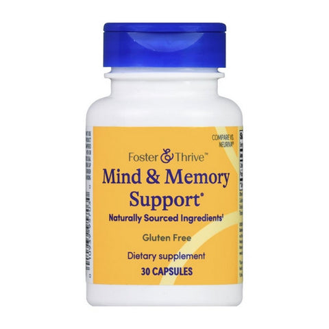 Foster And Thrive, Mind And Memory Support, 30 Capsules