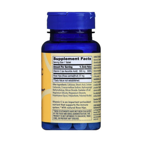 Foster And Thrive, Vitamin C With Rose Hips, 500 Mg, 100 Tabs