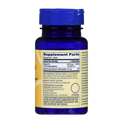 Foster And Thrive, Vitamin D3, 250 Mcg, 100 Tabs