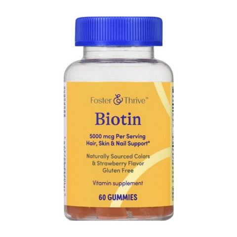 Foster And Thrive, Biotin Gummies, 5000 Mcg, 60 Count