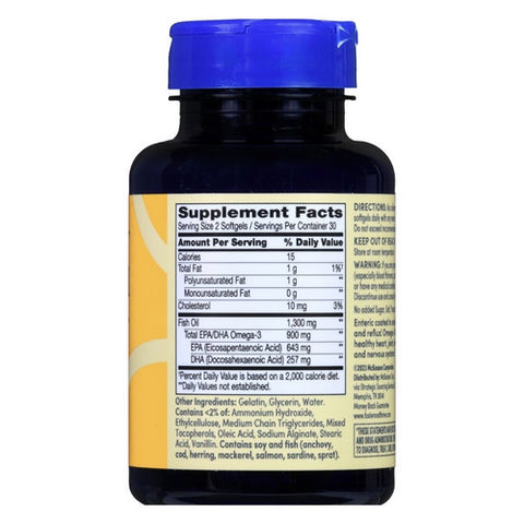 Foster And Thrive, Fish Oil Enteric Coated Mini, 60 Softgels