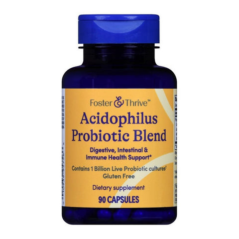 Foster And Thrive, Acidophilus Probiotic Blend, 90 Capsules