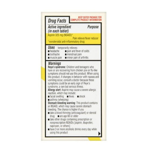 Foster And Thrive, Aspirin Coated, 325 Mg, 100 Tabs Foster And Thrive
