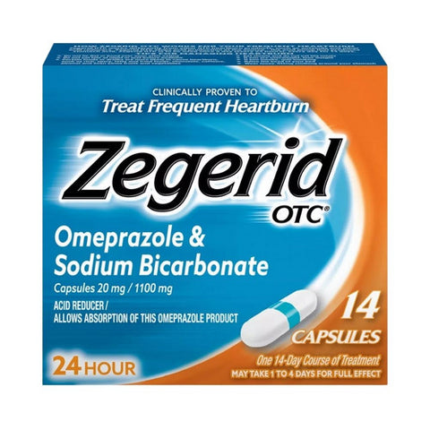 Zegerid Otc Acid Reducer Capsules 14 Count by Zegerid Otc