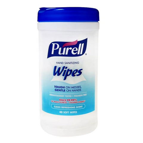 Purell, Canister Wipes Refreshing Hand Sanitizer Fresh Scent, 40 Count